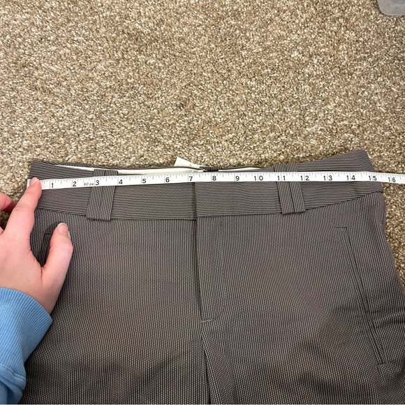 Banana Republic Martin Fit Dress Pants Women’s Size 4 Brown Micro Stripe Stretch - Picture 5 of 7